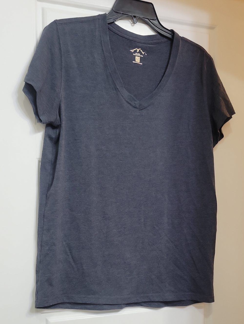 V-Neck Women's Tee - Slate Blue